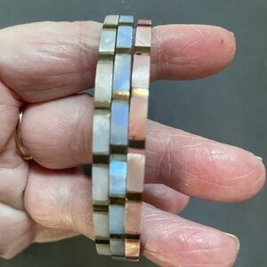 Mother of Pearl and Metal Bracelet